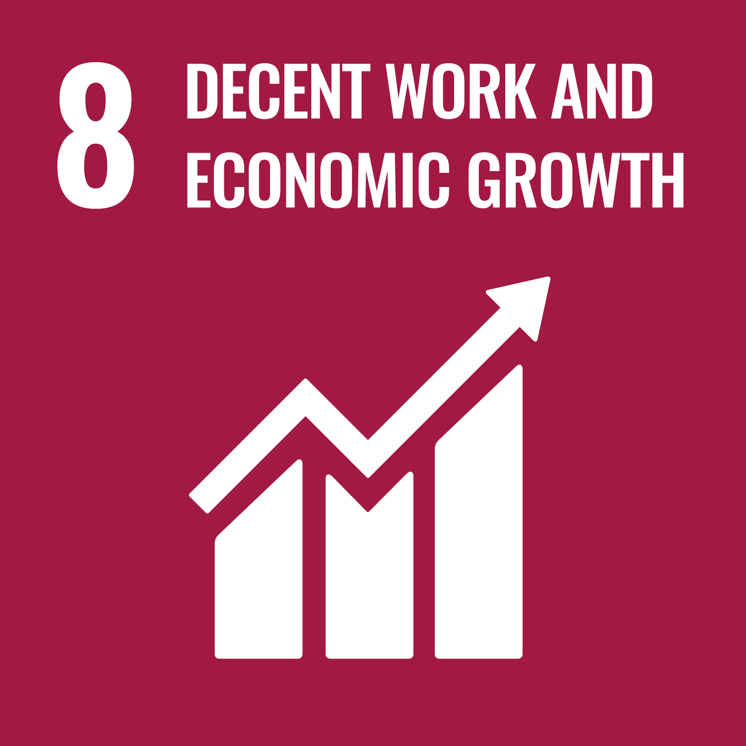 Decent Work and Economic Growth logo
